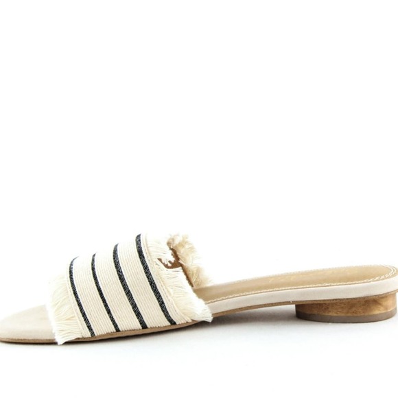 Splendid Women's Cream Baldwyn Slide Sandals Size 10 - Picture 2 of 8